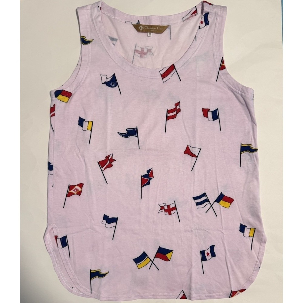 Christian Dior Sports Rare Vintage Y2K Tennis/Golf Style Tank Top Medium - Picture 3 of 10